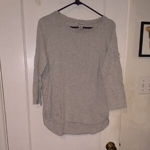 Tommy Bahama | Light Gray Long Sleeve Top
